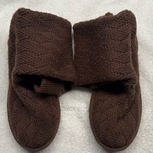 UGG Australia boots, style S/N 5807, Classic Card tall knot Chocolate colored